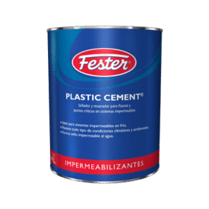 Bote de Fester Plastic Cement de 4 litros para sellado y resane de fisuras en sistemas impermeables
