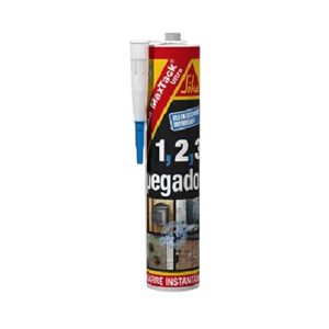 Cartucho de adhesivo Sika MaxTack Ultra de 300 ml con boquilla aplicadora